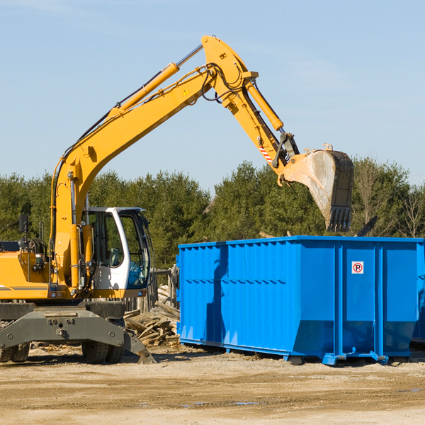 can i choose the location where the residential dumpster will be placed in Saratoga TX